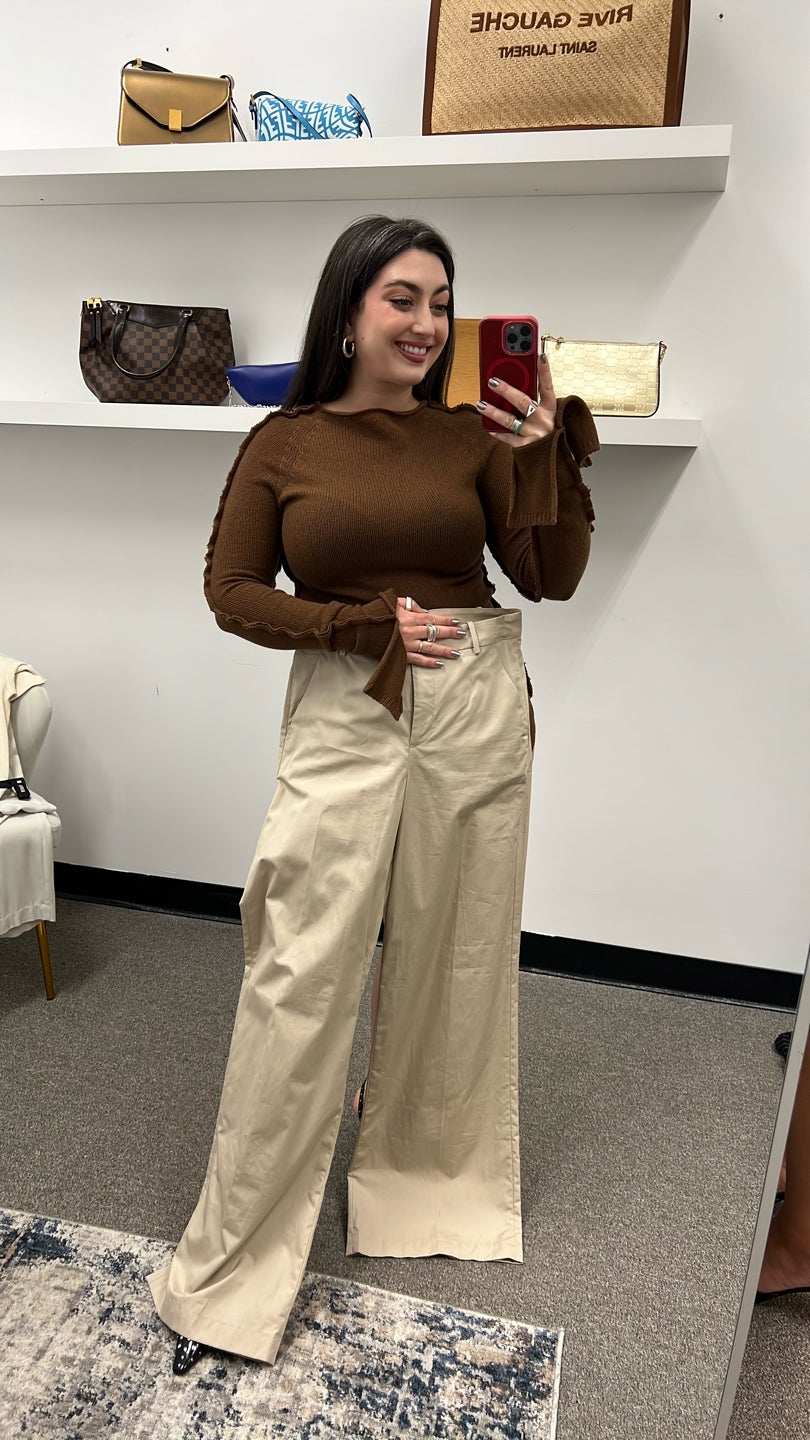 ASPESI Cool Girl Khakis — view 3