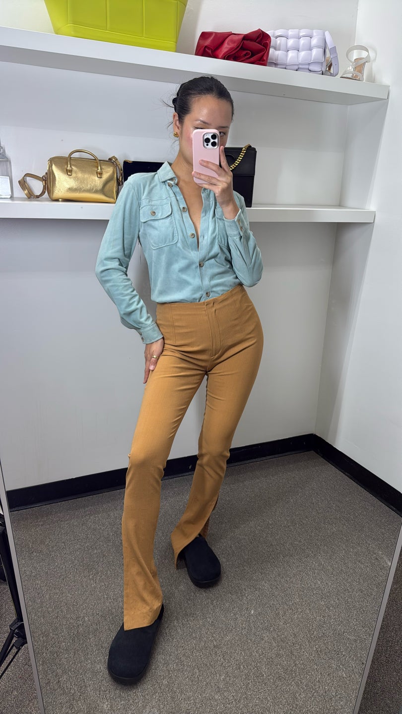JACQUEMUS Linen blend 100% NEW‼️+ tag high waisted brown pants (320)