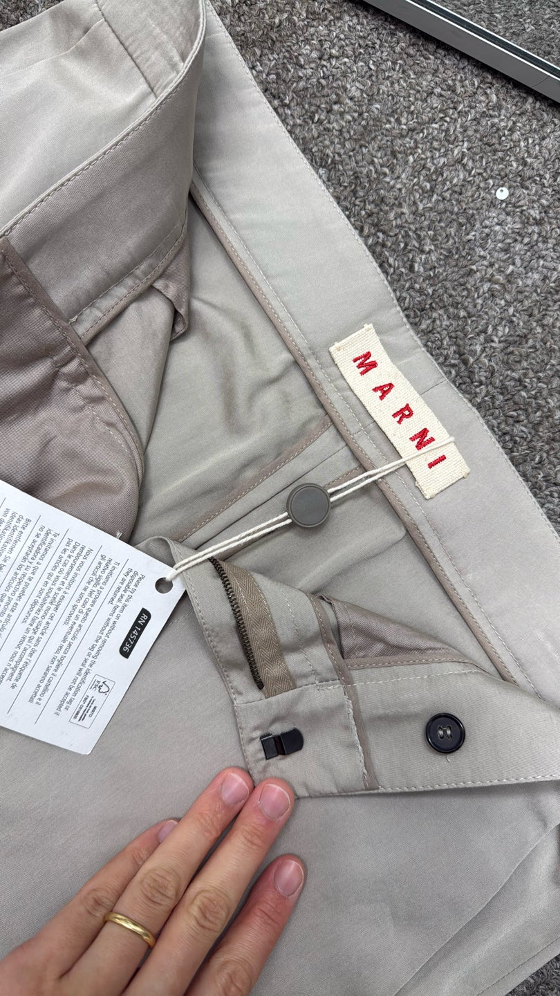 MARNI $900OFF💞100% cotton NEW MARNI💖 everyday khaki (317)
