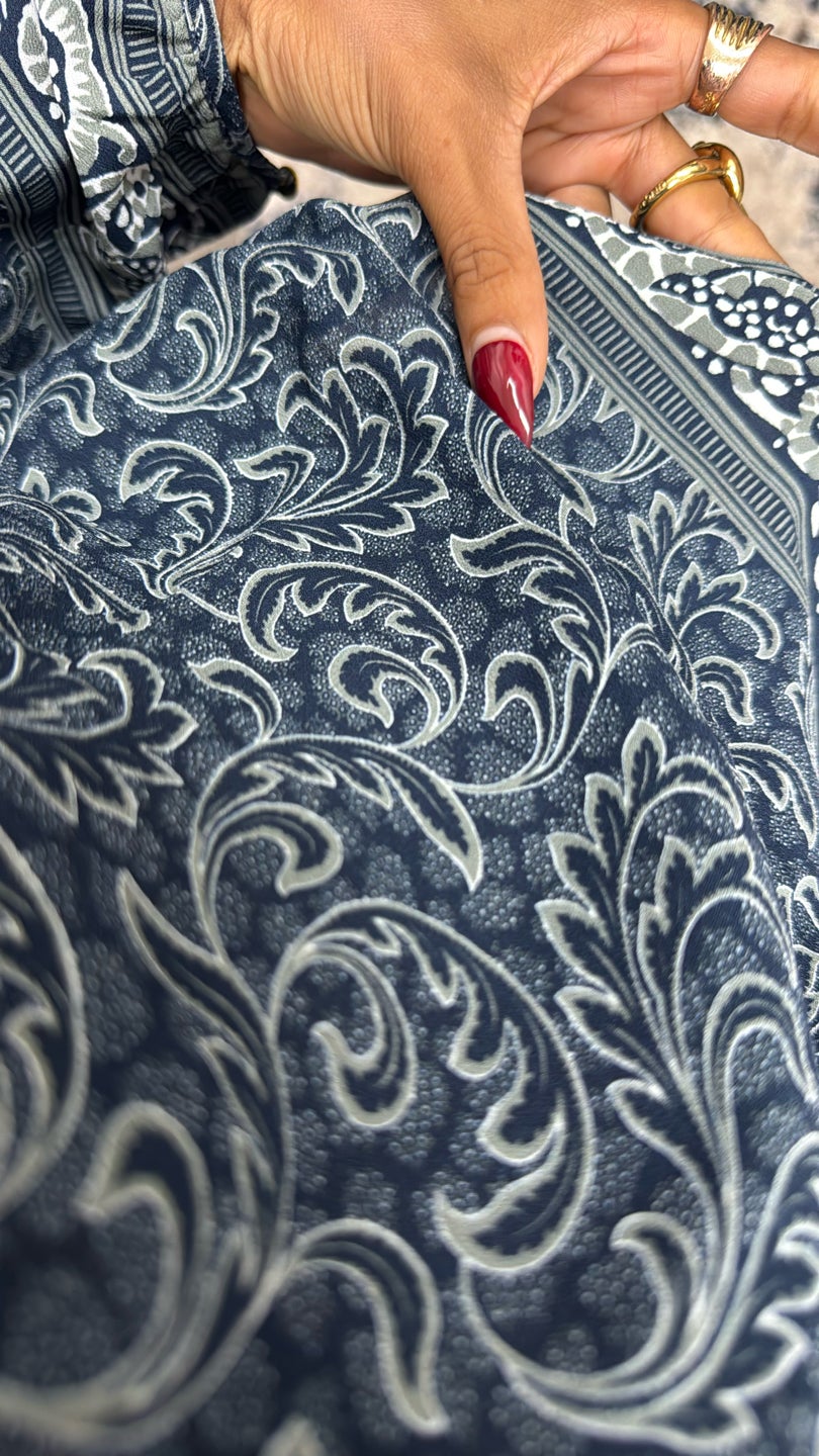 VANESSA BRUNO Blue Viscose Top — view 3