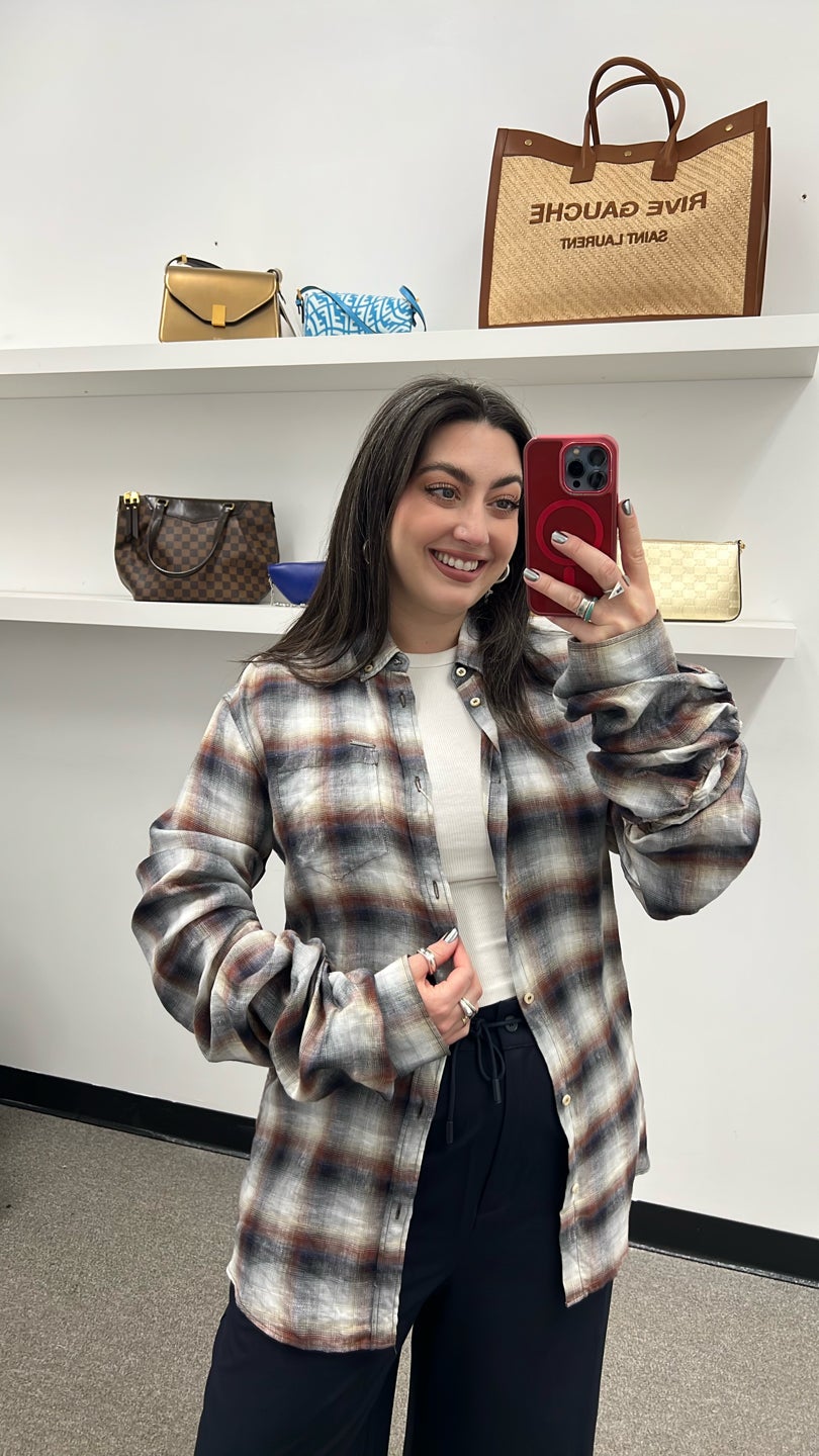 DSQUARED2 Oversized Plaid Button Down