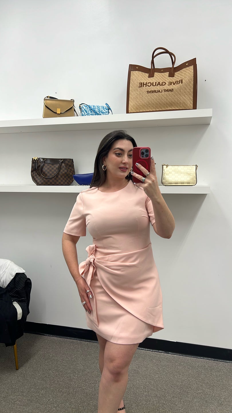 CINQ À SEPT Blush Pink 💕 Wrap Waist Dress — view 2