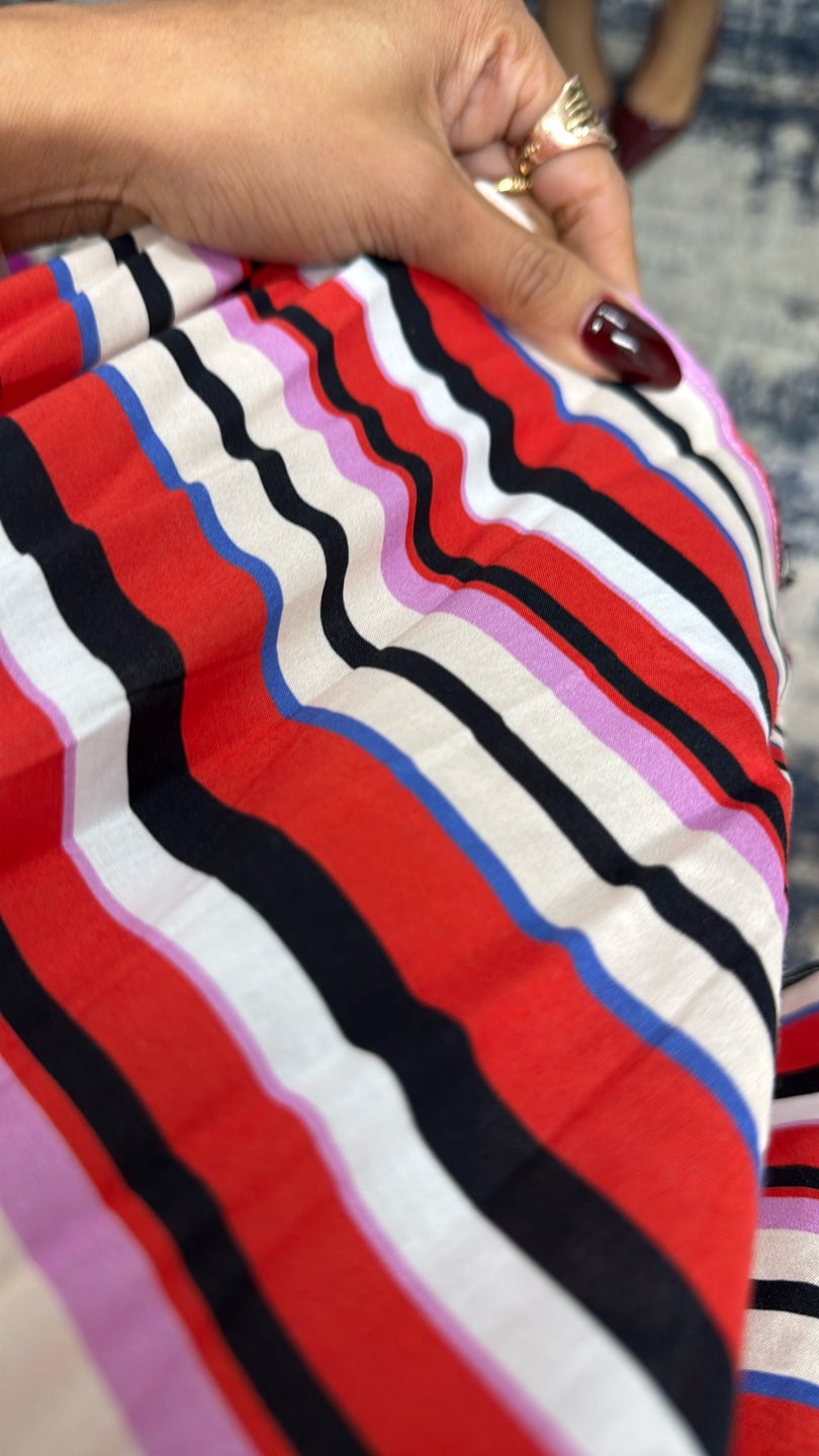 NICHOLAS π€π€π» Multicolored Cotton Off the Shoulder Top (399) β view 3