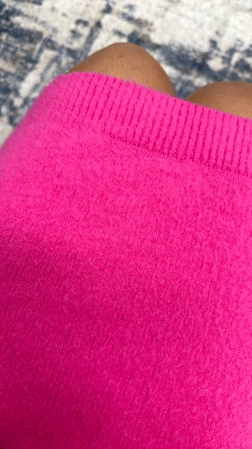 HELMUT LANG 💞💖 Pink Cotton and Elastan Skirt (414) — view 3
