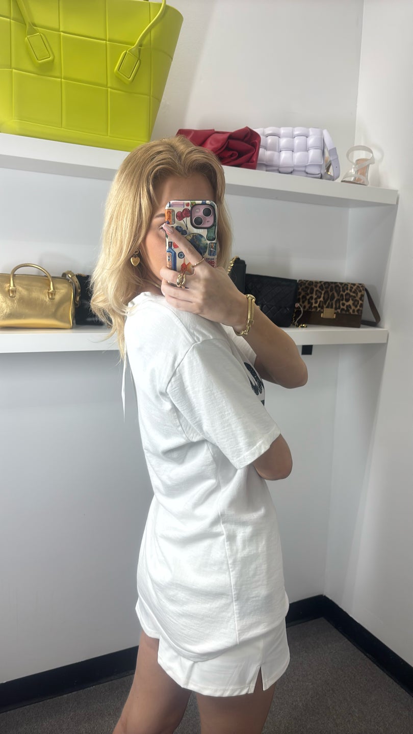 NAHMIAS White Logo Graphic Tee (433) — view 2