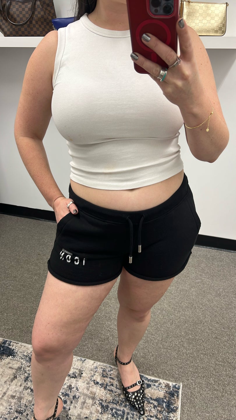 DSQUARED2 Black Mini Sweat short (448)