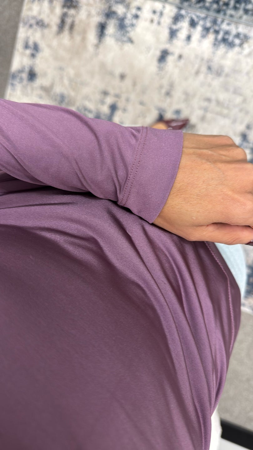 GOLDEN GOOSE 💜 Purple Long Sleeves Turtleneck Top — view 3