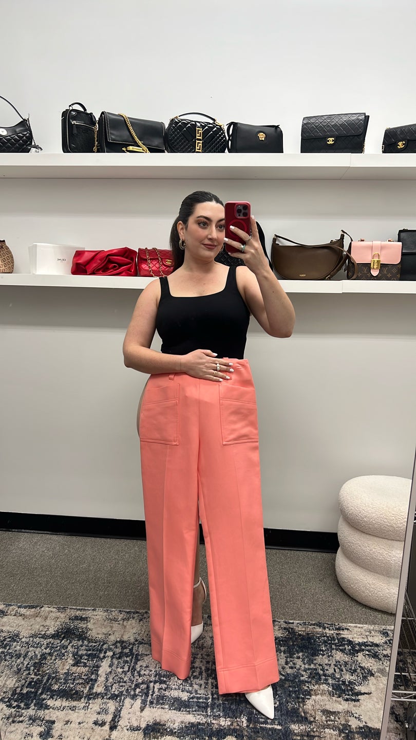 TORY BURCH Coral Pink Trousers — view 2