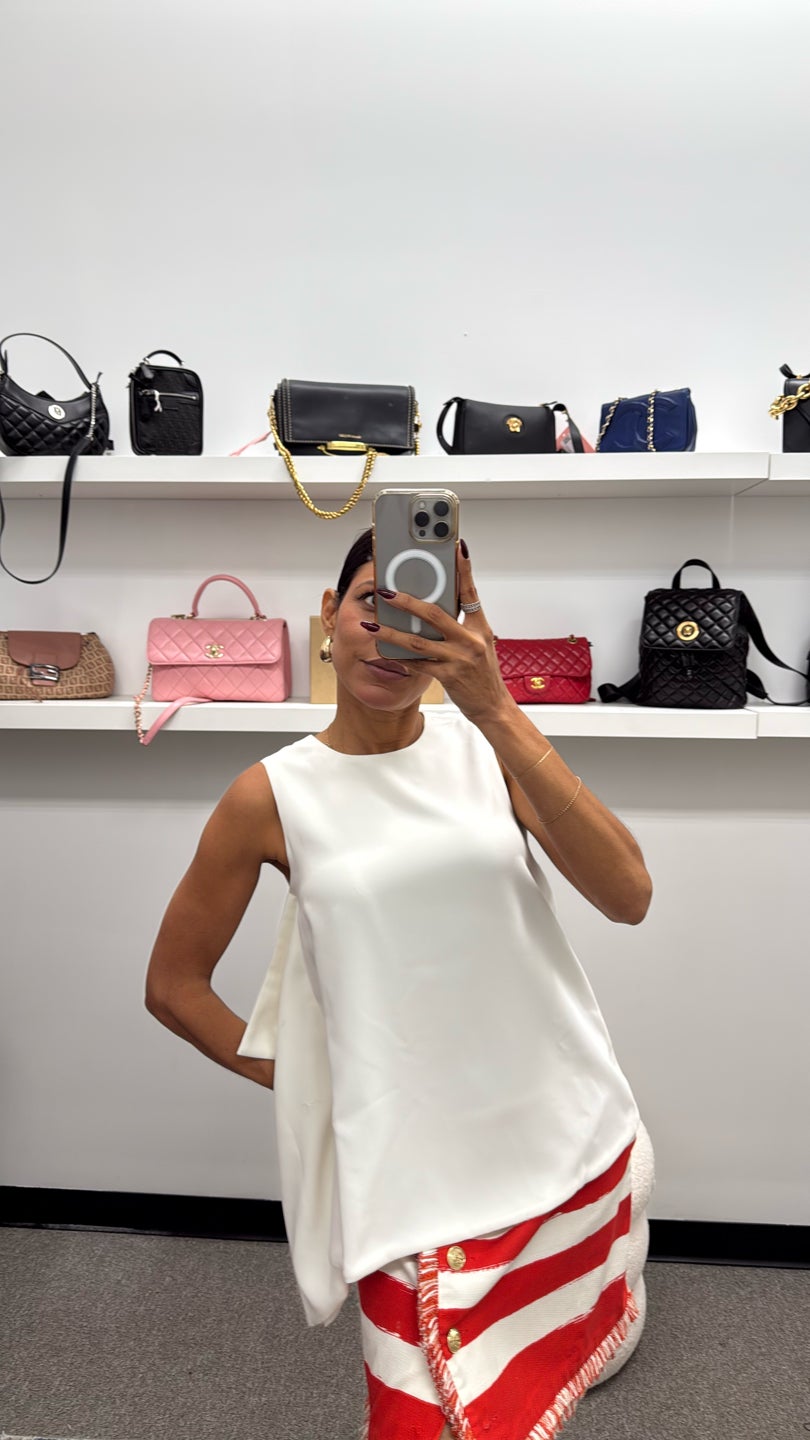 MAX MARA 🤩✨ Ivory Cotton Blend Loose Fit Top — view 2