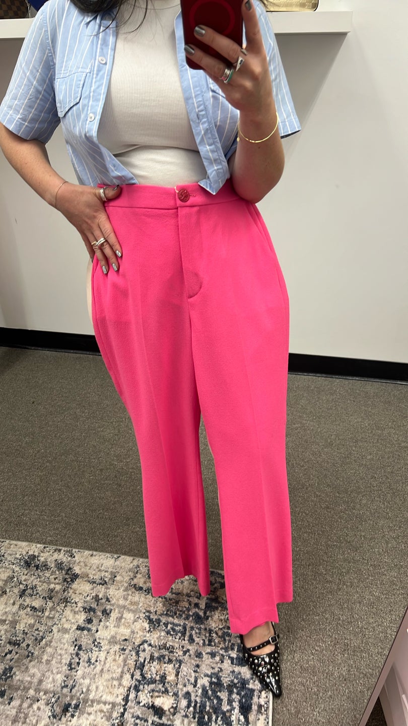 GIADA BENINCASA Hot Pink Ciao Amore Trouse (498) — view 2