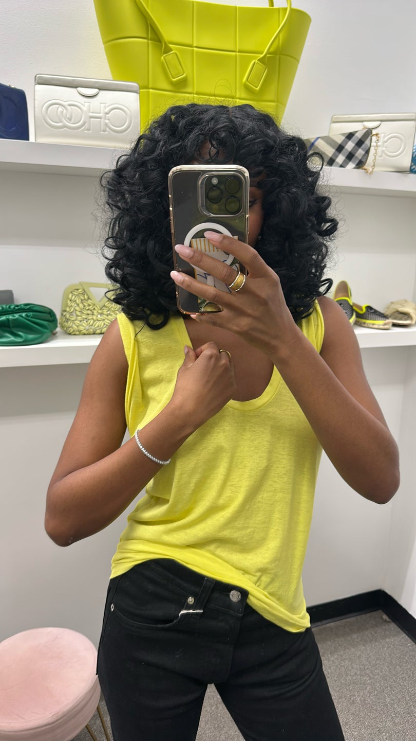ISABEL MARANT Yellow muscle tee