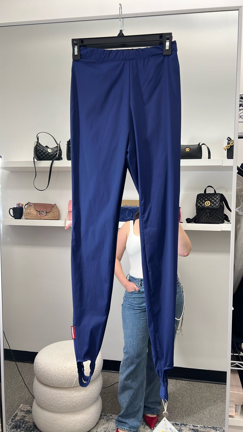 DSQUARED2 Navy Blue Stirrup Pants
